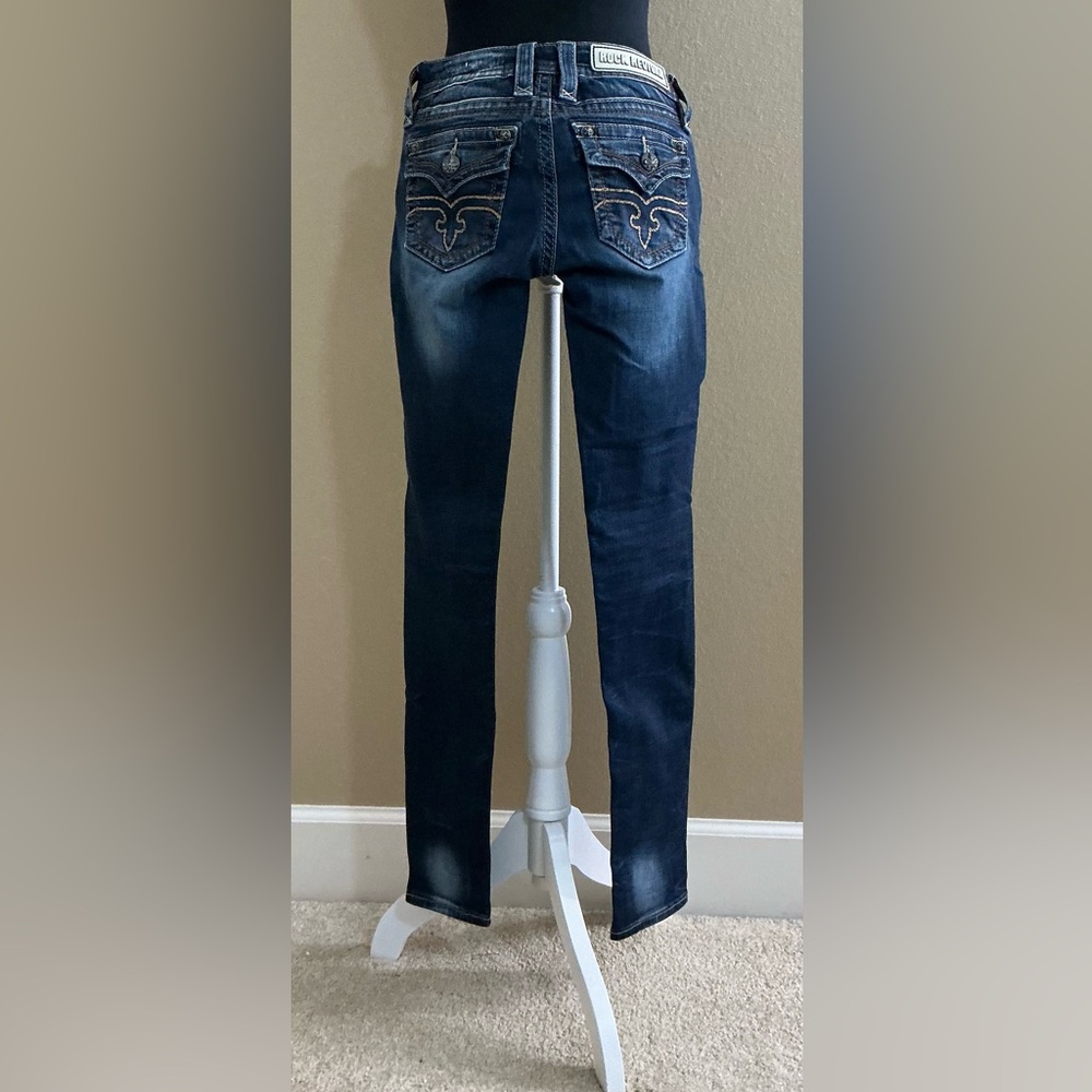 Rock Revival Women's Dark Blue Skinny Jeans